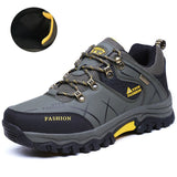 Winter-schneestiefel für herren, wasserdichte ledersneaker – 01 Plüschgrau