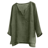 Bianca - Hørbluse - Sommer Chic – Grün