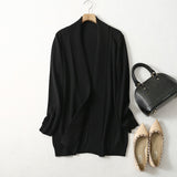 Cartigan Pullover Für Frauen- BRI – Schwarz