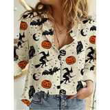 Martha - Halloween-Bluse – Creme