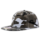 Rafał – Klassische Kappe – Weiß Camouflage