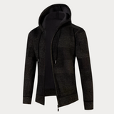 Lässige Kapuzenjacke für Herren – Braun