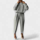 Lily – Zweiteiliges Set mit eleganter Leichtigkeit – Grau