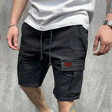 Herren Cargo Shorts - robust und praktisch mit vielen Taschen – Schwarz