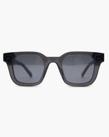 Caleb | Quadratische Sonnenbrille im Vintage-Stil für Männer – Grau