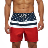 Matías | Herren Badeshorts – Amerikanische Flagge