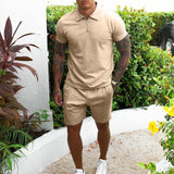 Sebastian - Sommerchic Set für Herren – Beige