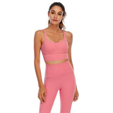 Design, Fitness Sportkleidung – Dunkelrosa Set