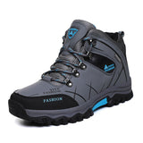 Winter-schneestiefel für herren, wasserdichte ledersneaker – 02 Armeegrün