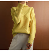 Dicker Pullover für Frauen - NALI – Gelb