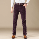 Cecilio™ Premium Corduroy Hosen – Dunkelviolett