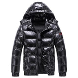 Wattierte winterjacke für herren – lars – Schwarz