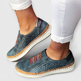 CAROLYN | Stylische Boho Sneakers – Blau
