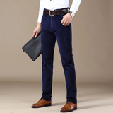 Cecilio™ Premium Corduroy Hosen – Dunkelblau