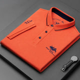 Marcus | Luxus Polo-Shirt – Orange