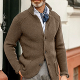 Beck™ - Zeitloser Strickcardigan – Braun