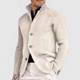 Beck™ - Zeitloser Strickcardigan – Weiß