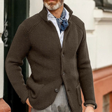 Beck™ - Zeitloser Strickcardigan – Kaffee