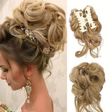 GlamCurls – Voluminöse lockige Haarhaube – Aschblond
