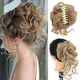 GlamCurls – Voluminöse lockige Haarhaube – Helle Honigblond