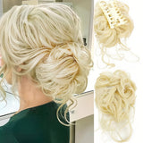 GlamCurls – Voluminöse lockige Haarhaube – Blond