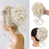 GlamCurls – Voluminöse lockige Haarhaube – Weiß
