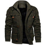 Winterjacke Herren Outdoor Warm | Pufferjacke Vielseitig – Grün