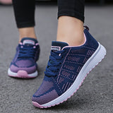 Damen Freizeitschuhe | geschlossene Form mit Profilsohle – Blau