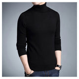 Herren-Rollkragenpullover - KORELIN – Schwarz