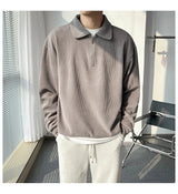 Hubert - Britischer Eleganz-Pullover für Herren – Grau