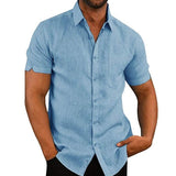 Barnaby - Herren Freizeithemd – Blau
