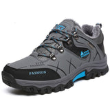 Winter-schneestiefel für herren, wasserdichte ledersneaker – 01 Armeegrün