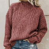 Elegante Damen Pullover – Rot