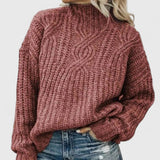 Ruchaya - Stylischer Freizeit Pullover – Rosa