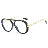 Liva | Stilvolle Sonnenbrille mit UV-Schutz – Schwarz / Transparent