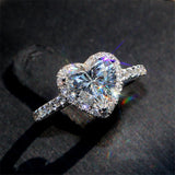 Hart Zirkonia Ring – Weiß