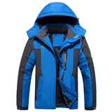 Warme und wasserdichte Winterjacke für Männer - Antonio – Blau