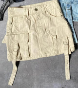 Stilreicher Damen Jeansrock - Celeste – Khaki
