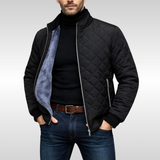 Caleb - isolierte Steppjacke – Schwarz