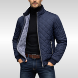 Caleb - Wattierte Steppjacke – Marineblau