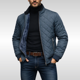 Caleb - Wattierte Steppjacke – Grau
