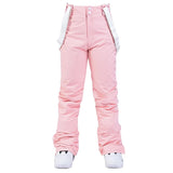 Unisex-Skihose mit Trägersystem | wintertauglich – Pink