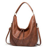 Boho Schultertasche Damen – Verstellbar & Geräumig – Braun