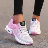 Gianna - Sneakers mit Profilsohle – Rosa/Weiß