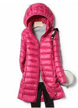 Jennifer – parkajacke für damen – Rosarot