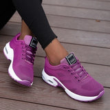 Gianna - Sneakers mit Profilsohle – Violett