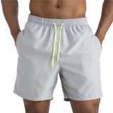 Isaac | Herren Schwimmshorts – Hellgrau