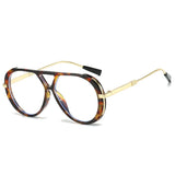 Liva | Stilvolle Sonnenbrille mit UV-Schutz – Schildpatt Schwarz / Transparent