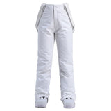 Unisex-Skihose mit Trägersystem | wintertauglich – Weiß