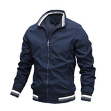 Herren Übergangsjacke Bomberstil | Lässiger Look – Dunkelblau